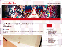 Tablet Screenshot of lunettes-rayban.optique-sergent.com